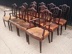 12 19th century antique dining chairs 37h 20w 18½hs 19d single 38h 23½w 18½hs 19½d carver _5.JPG